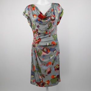 Catherine Malandrino Geometric Women Dress
Size:M Gray Purple